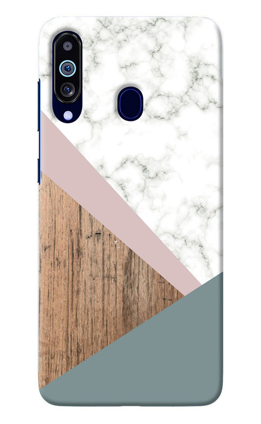 Marble wood Abstract Samsung M40/A60 Back Cover