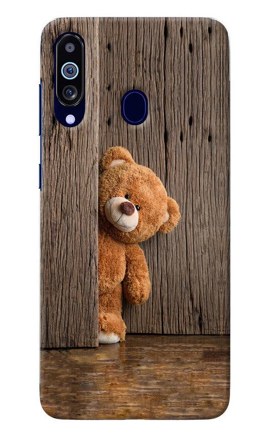Teddy Wooden Samsung M40/A60 Back Cover