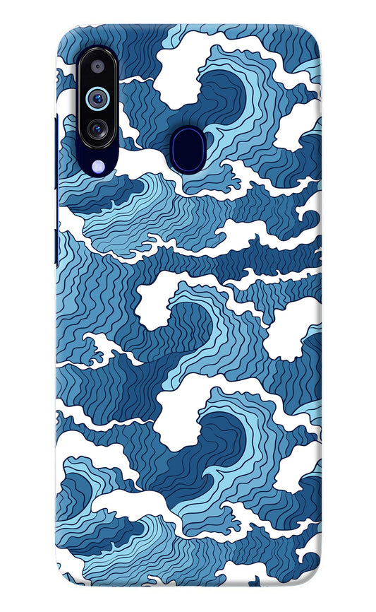 Blue Waves Samsung M40/A60 Back Cover