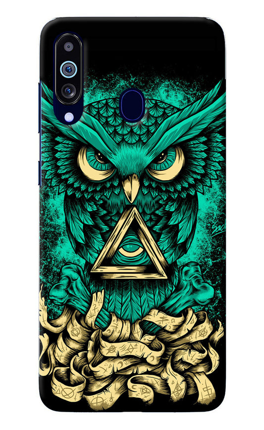 Green Owl Samsung M40/A60 Back Cover