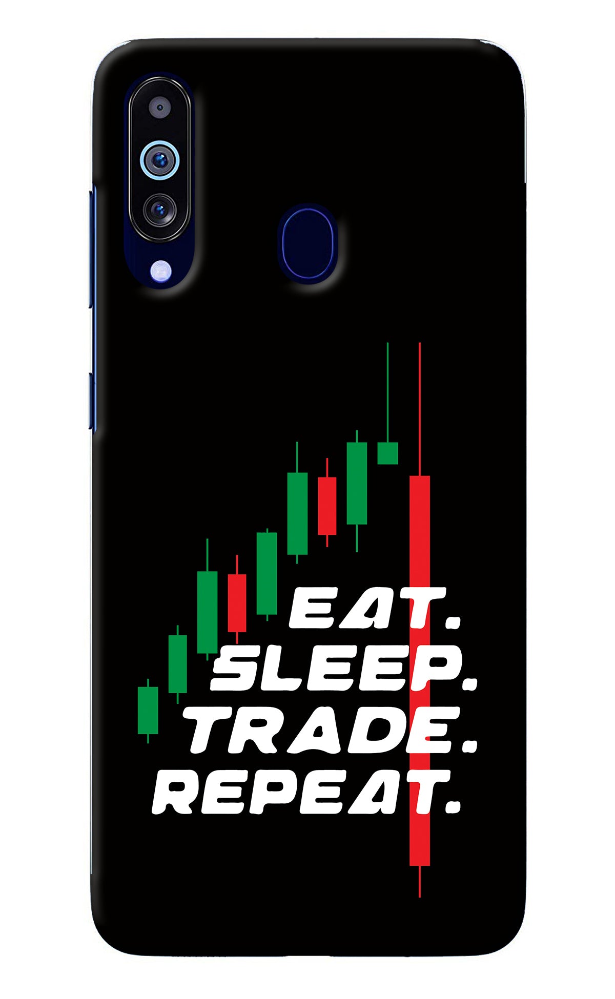 Eat Sleep Trade Repeat Samsung M40/A60 Back Cover