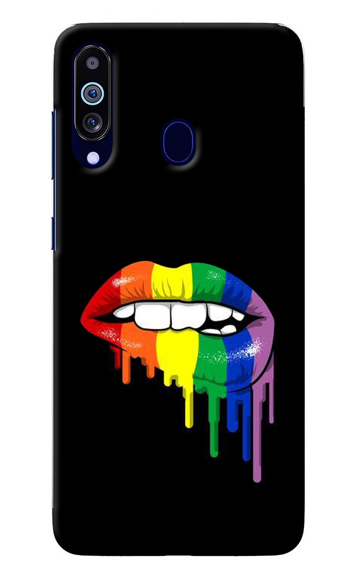 Lips Biting Samsung M40/A60 Back Cover