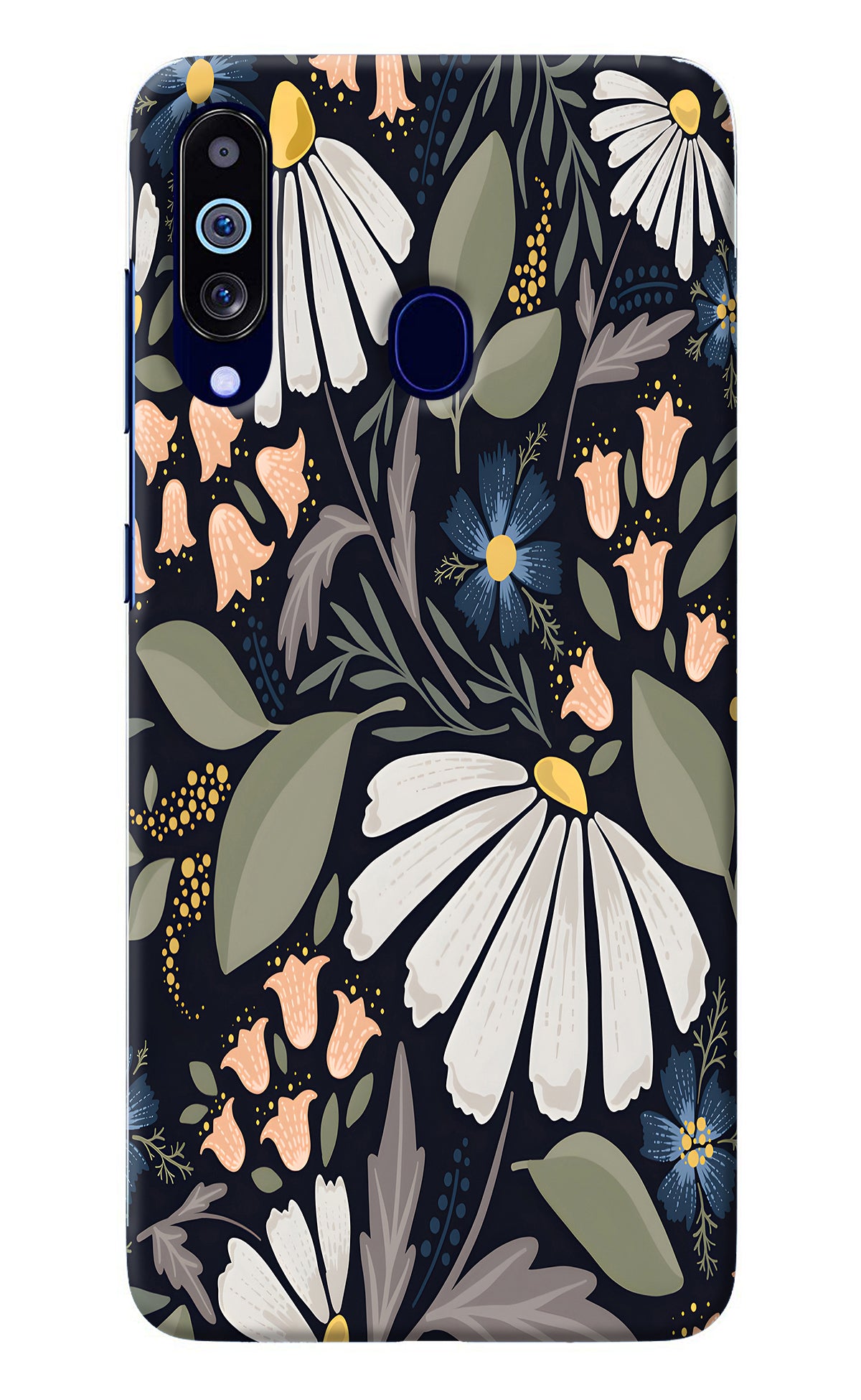 Flowers Art Samsung M40/A60 Back Cover