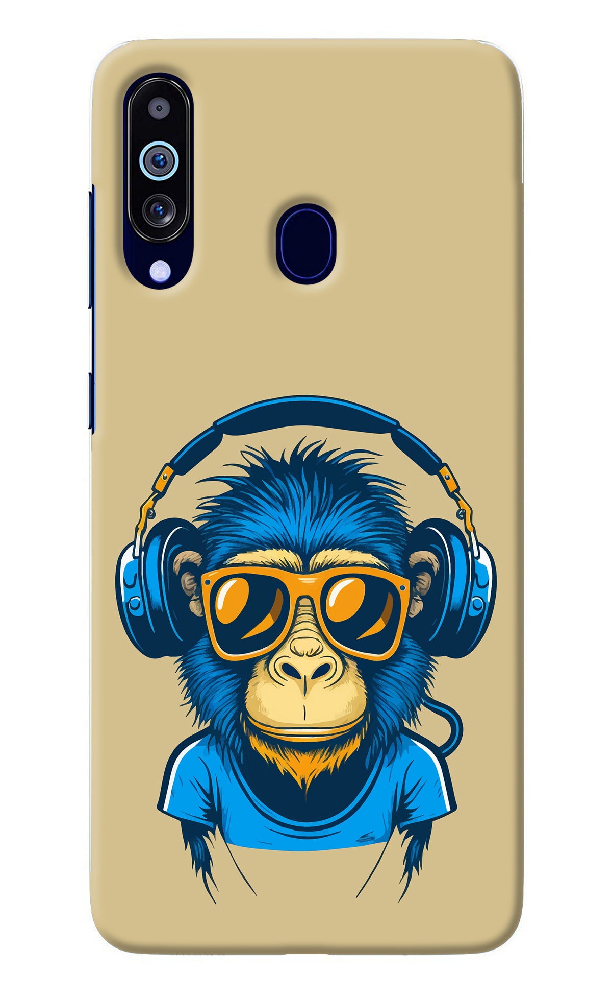 Monkey Headphone Samsung M40/A60 Back Cover
