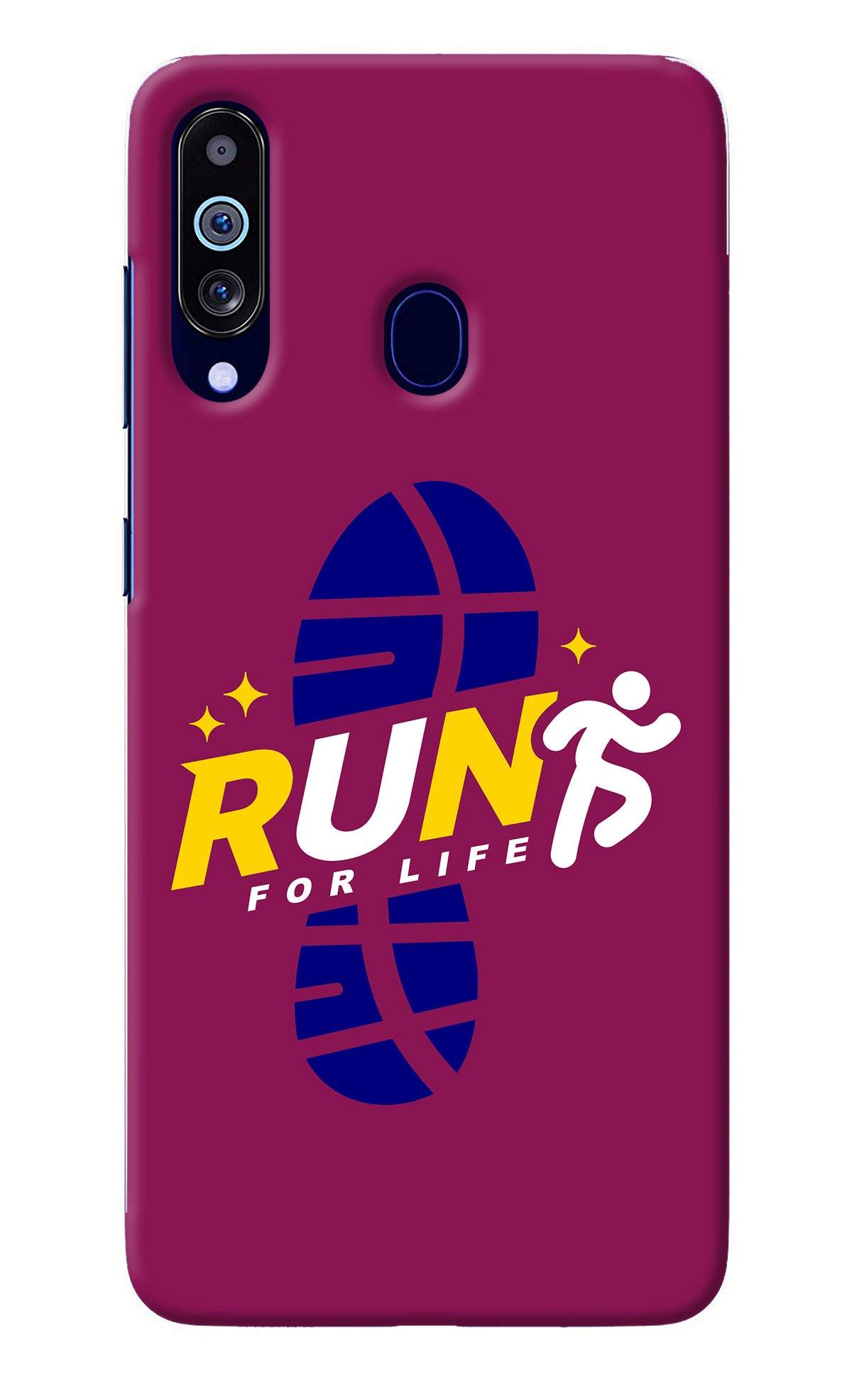 Run for Life Samsung M40/A60 Back Cover