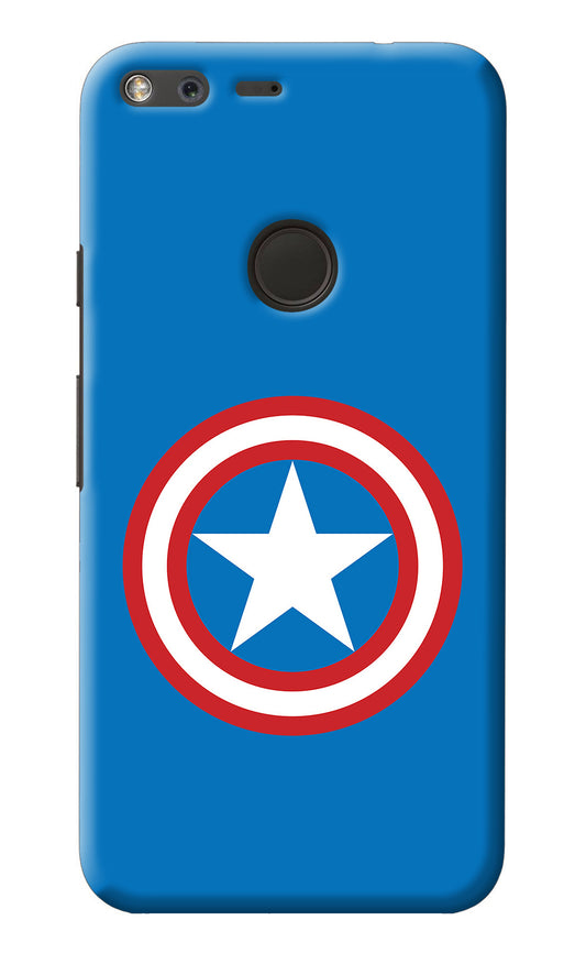 Captain America Logo Google Pixel Back Cover