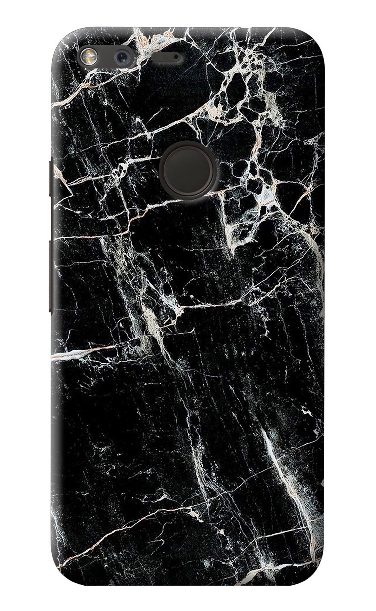 Black Marble Texture Google Pixel Back Cover