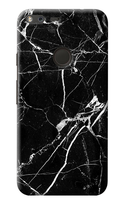 Black Marble Pattern Google Pixel Back Cover