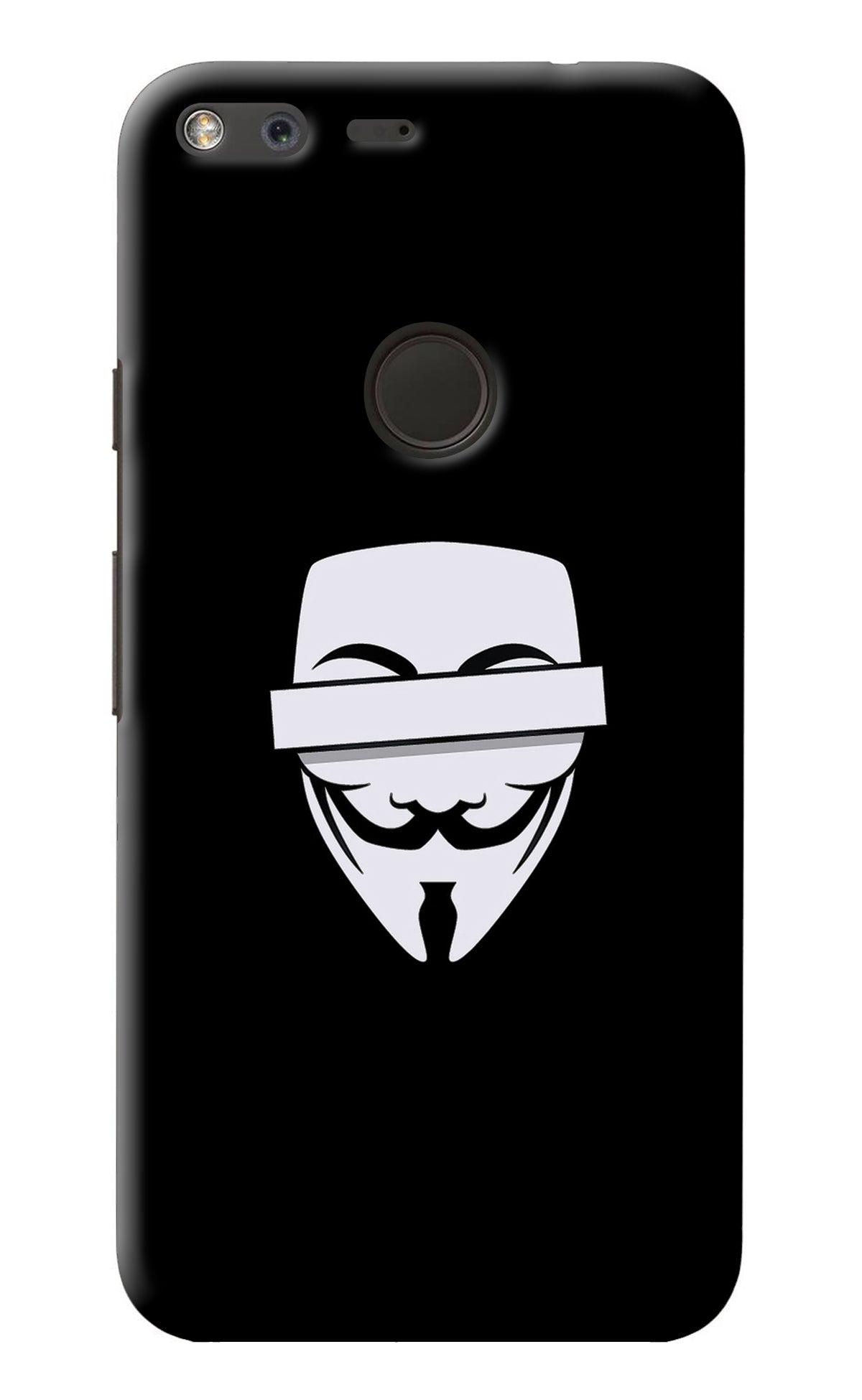 Anonymous Face Google Pixel Back Cover