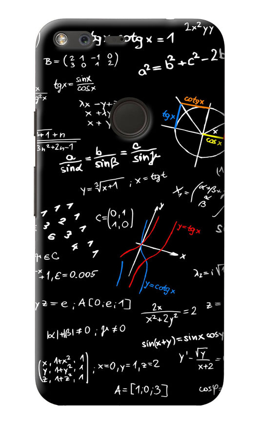 Mathematics Formula Google Pixel Back Cover