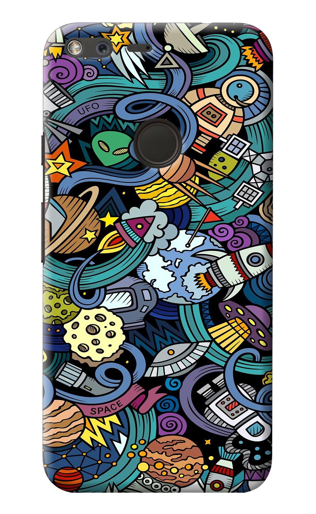 Space Abstract Google Pixel Back Cover