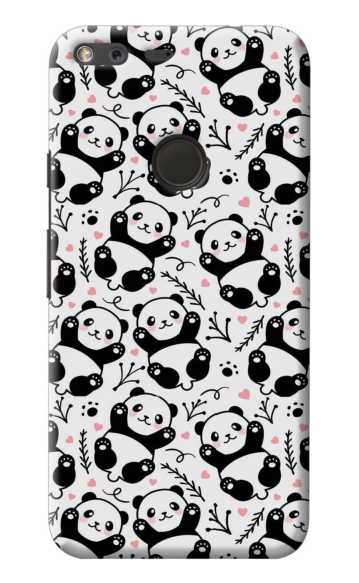 Cute Panda Google Pixel Back Cover