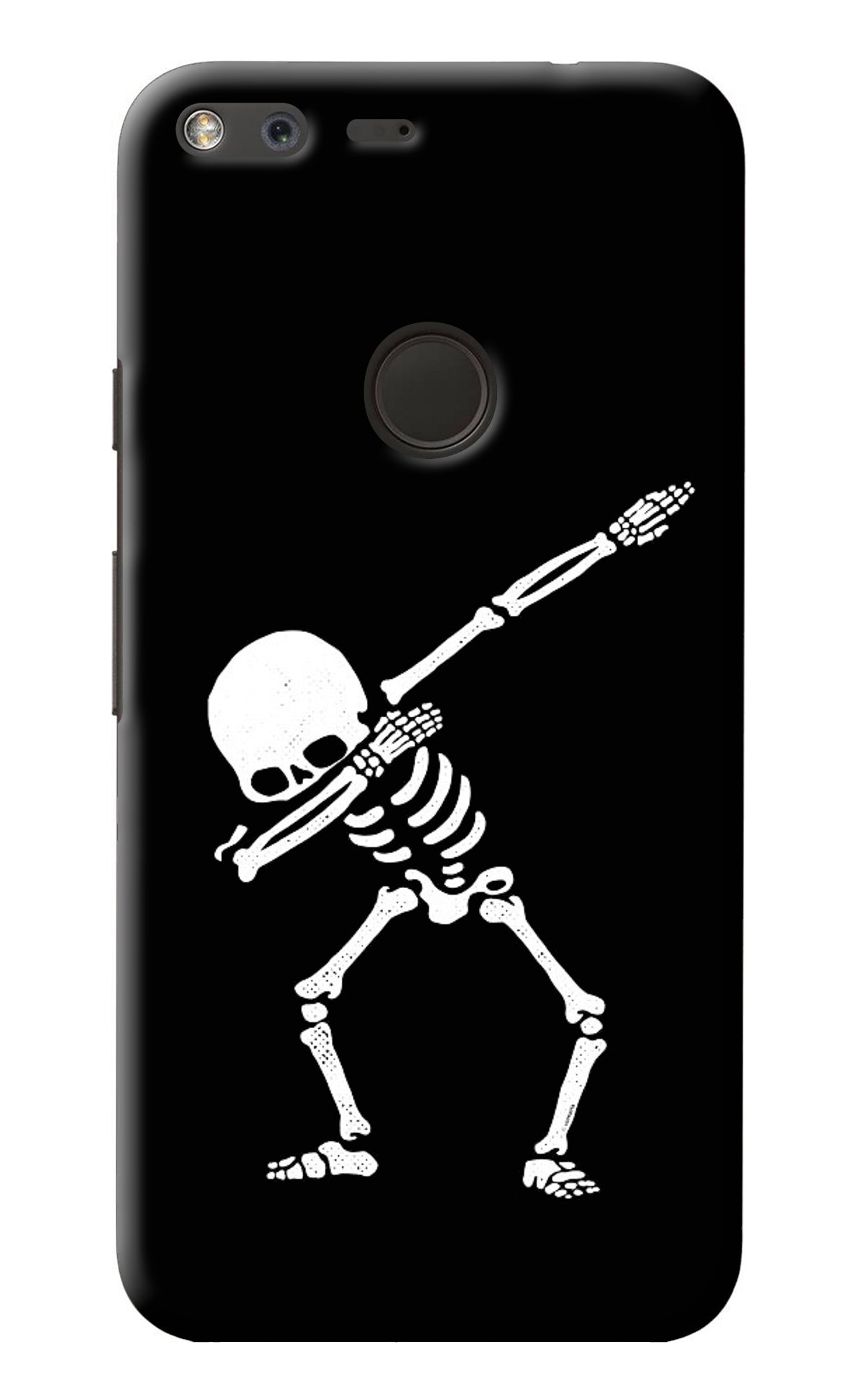 Dabbing Skeleton Art Google Pixel Back Cover
