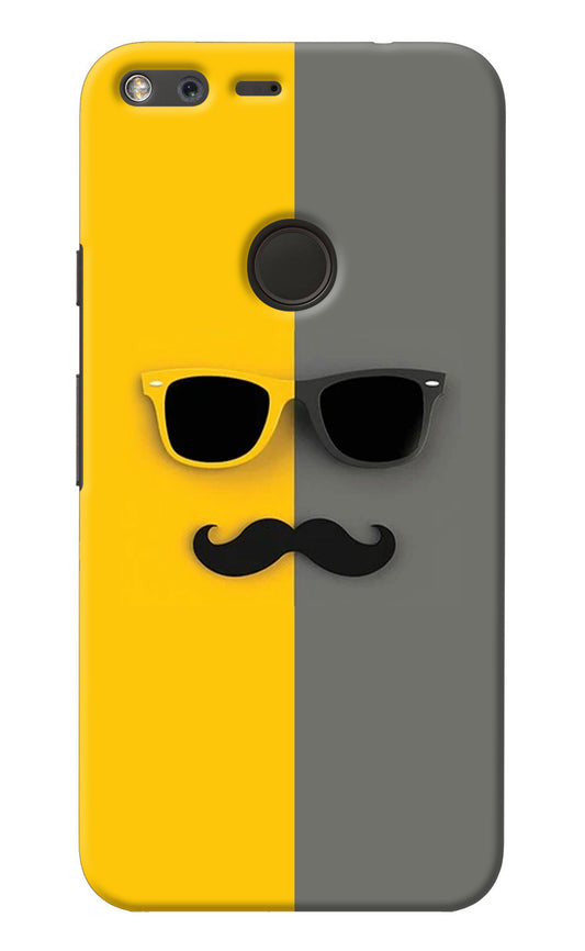 Sunglasses with Mustache Google Pixel Back Cover