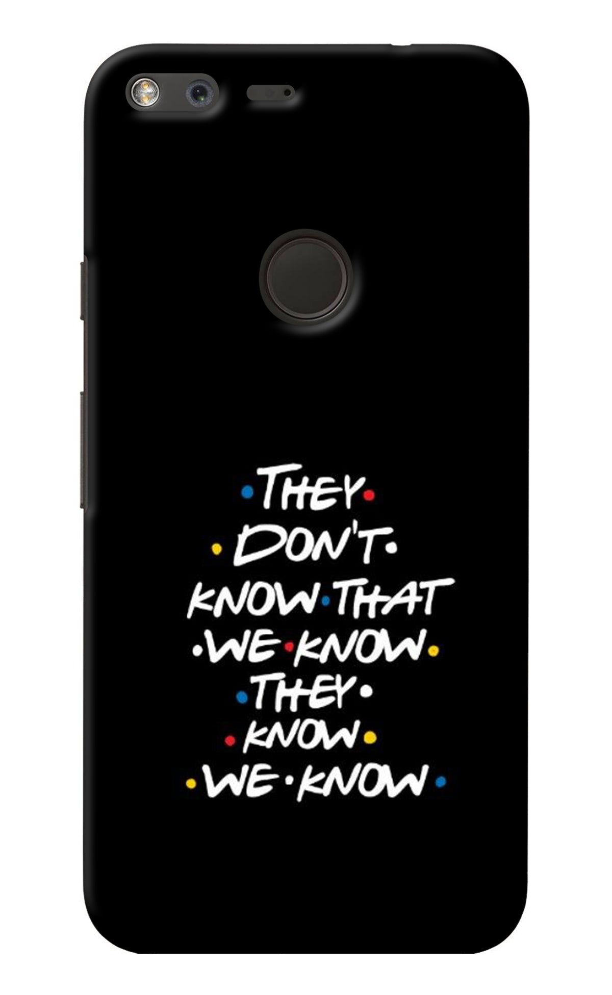 FRIENDS Dialogue Google Pixel Back Cover