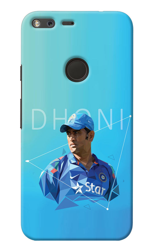 Dhoni Artwork Google Pixel Back Cover