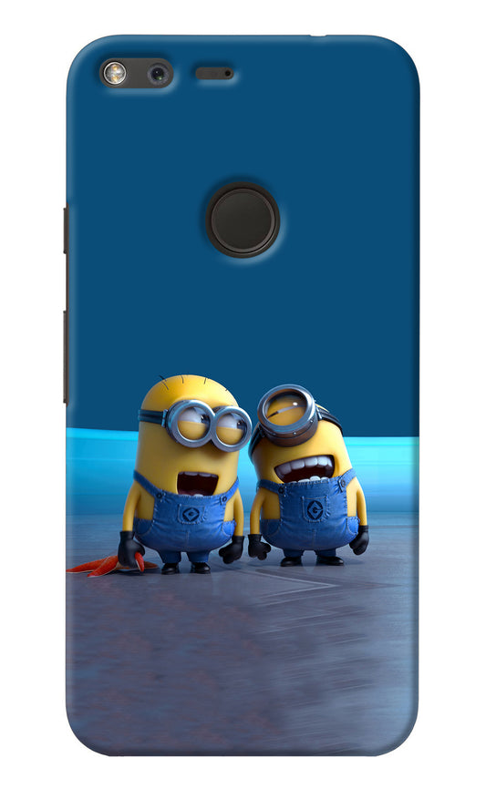 Minion Laughing Google Pixel Back Cover