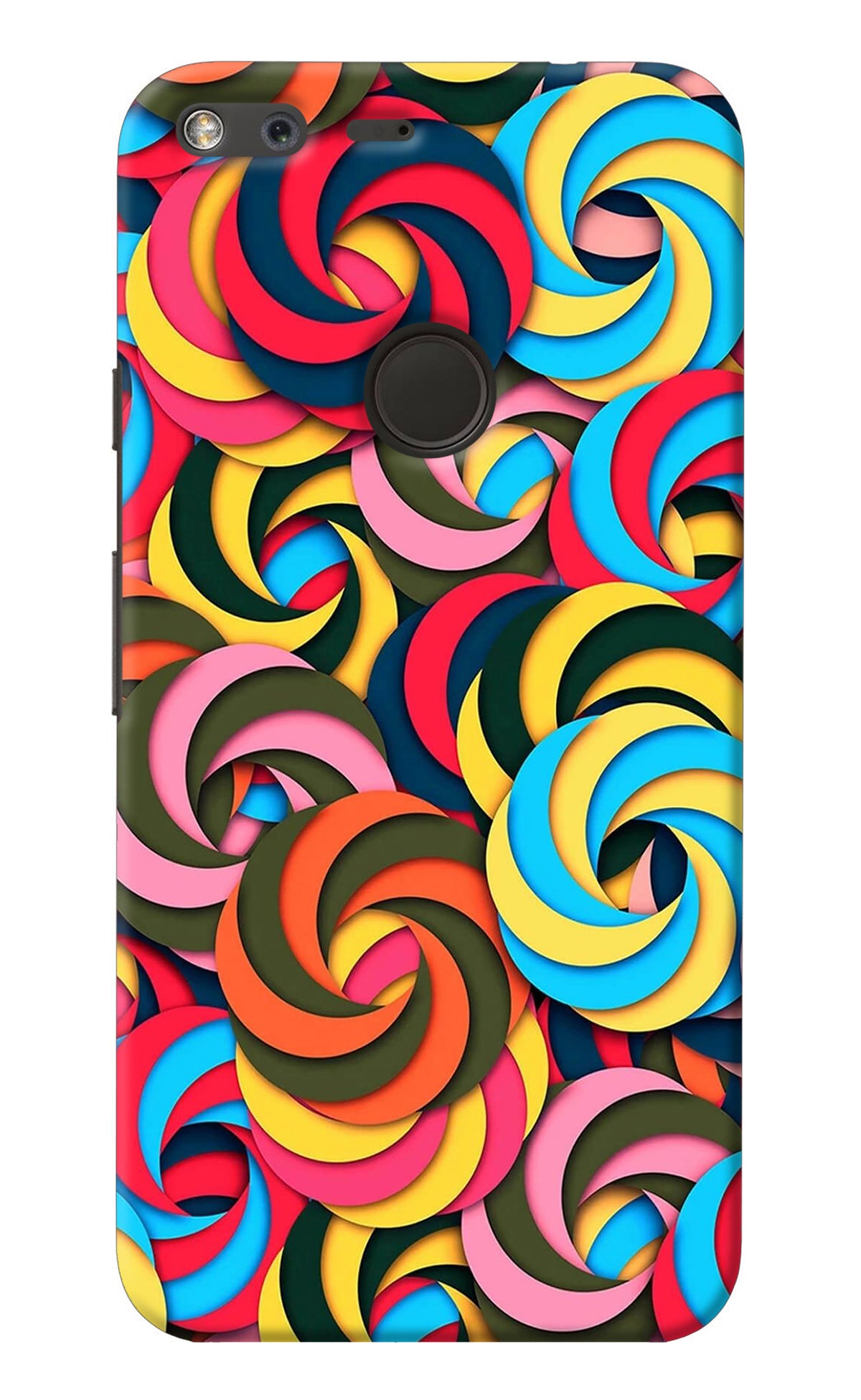 Spiral Pattern Google Pixel Back Cover