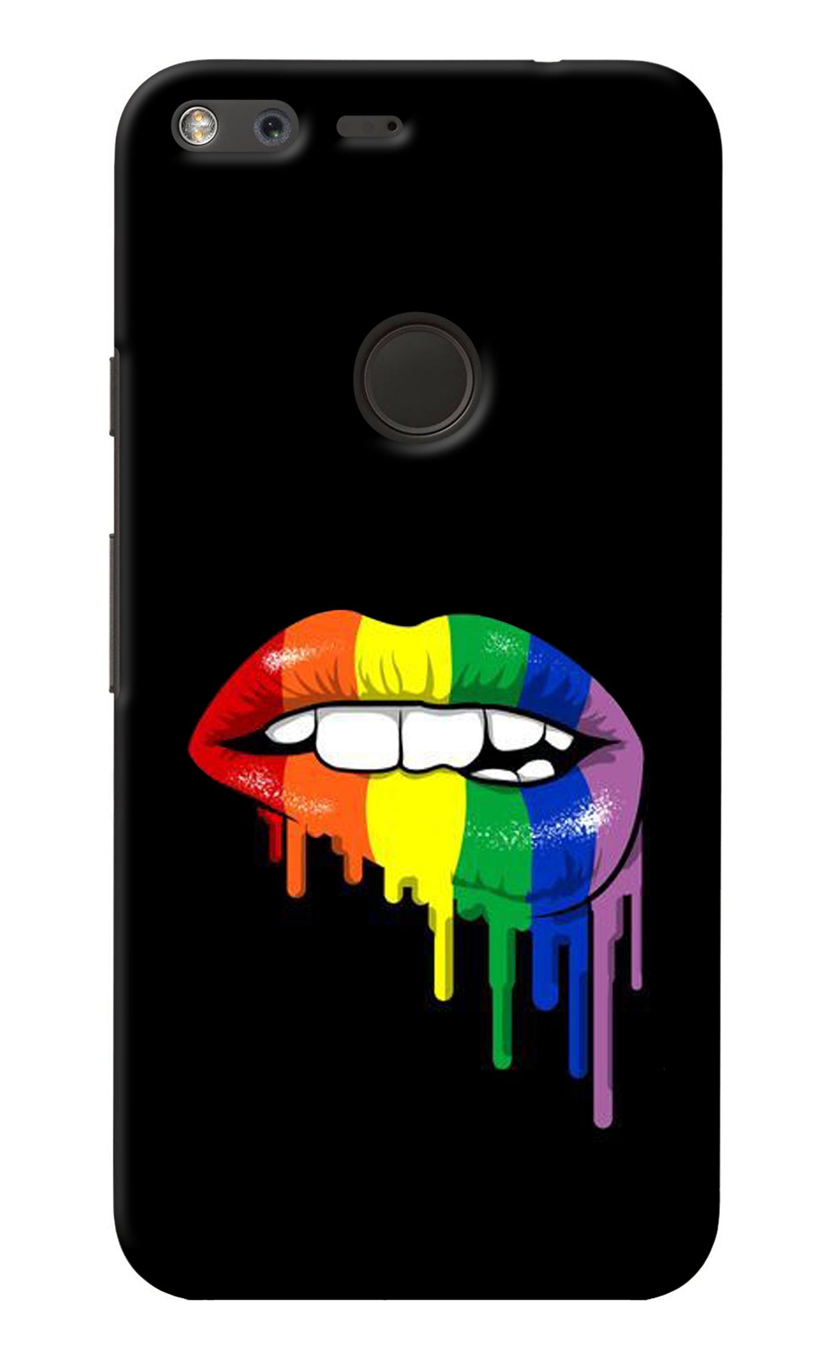 Lips Biting Google Pixel Back Cover