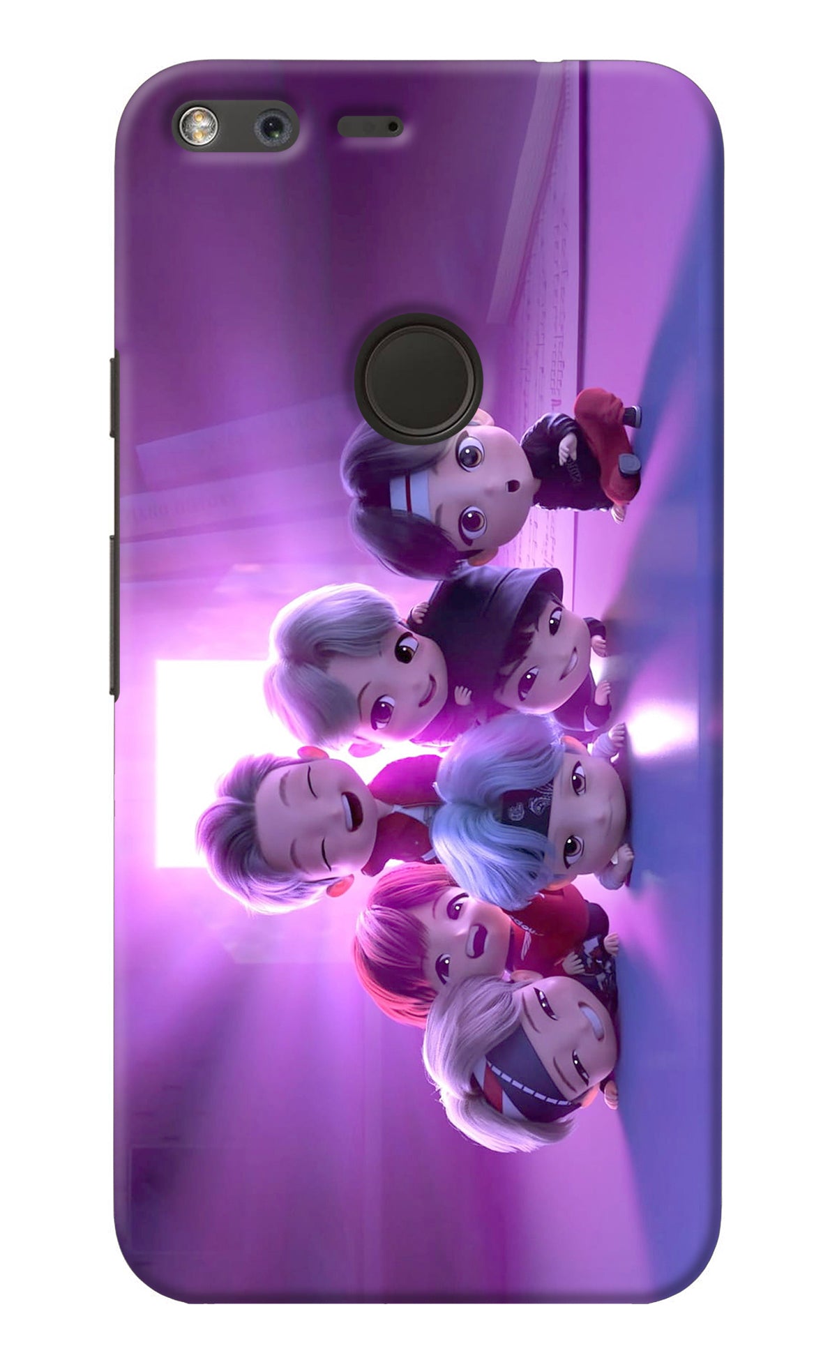 BTS Chibi Google Pixel Back Cover