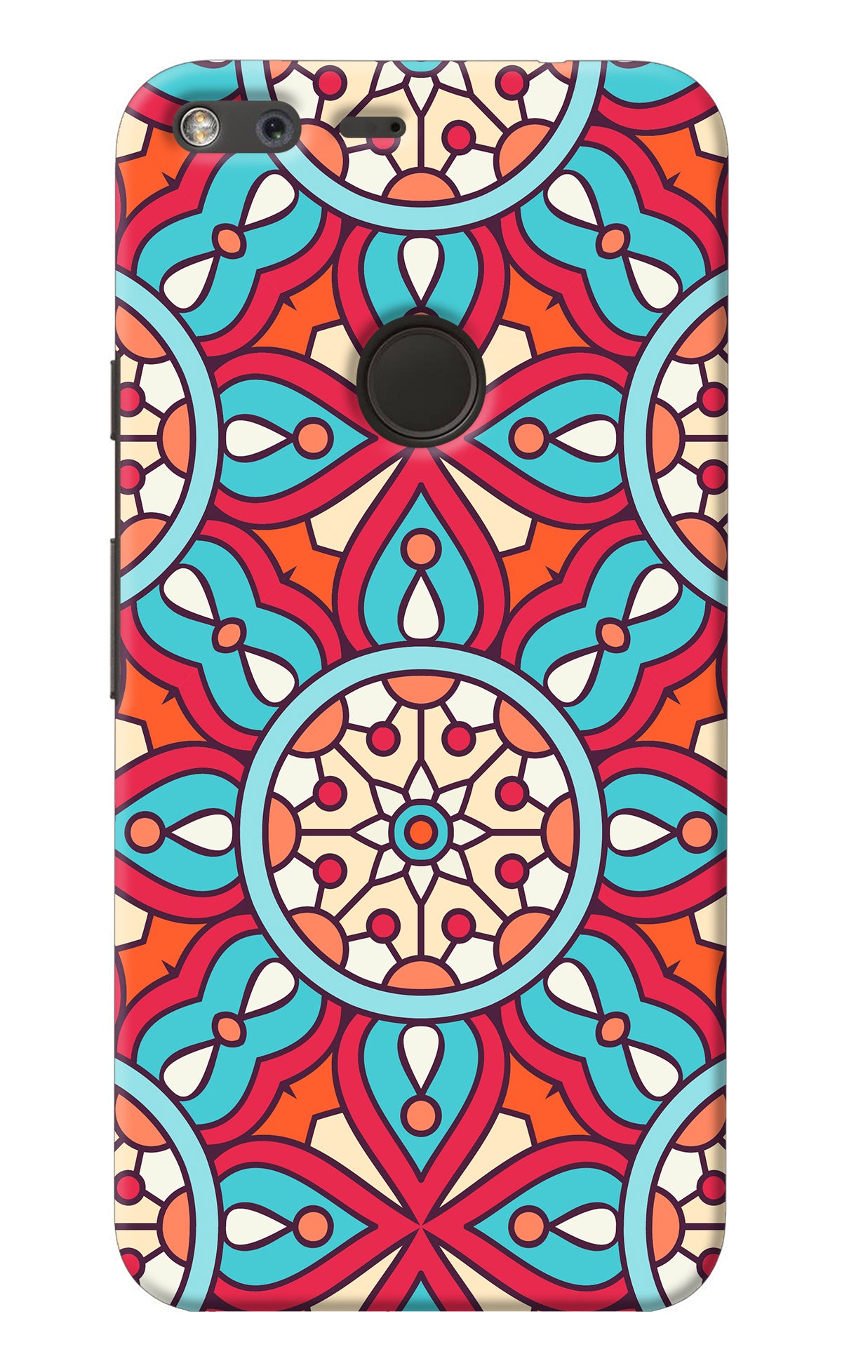 Mandala Geometric Google Pixel Back Cover