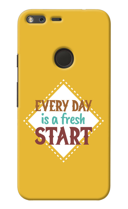 Every day is a Fresh Start Google Pixel Back Cover