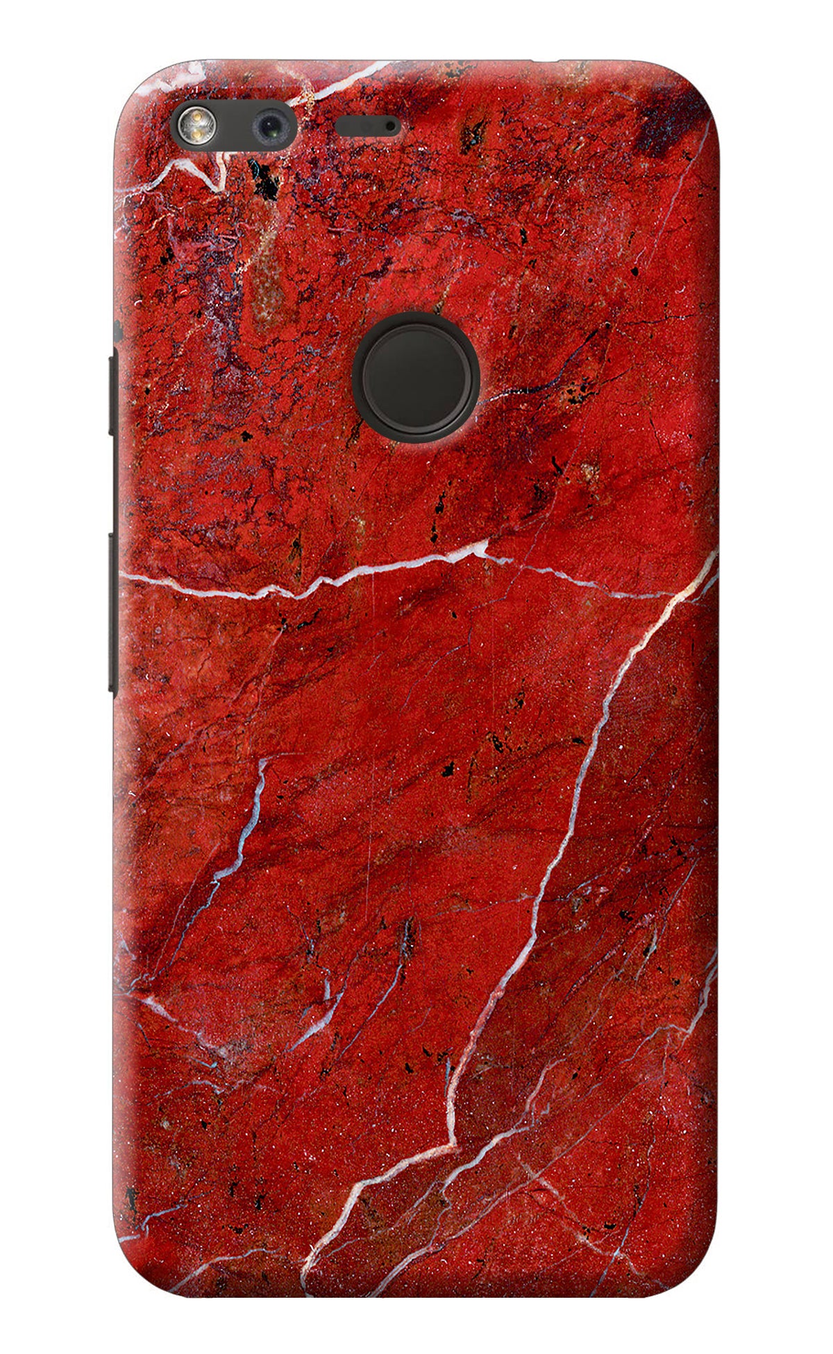 Red Marble Design Google Pixel XL Back Cover