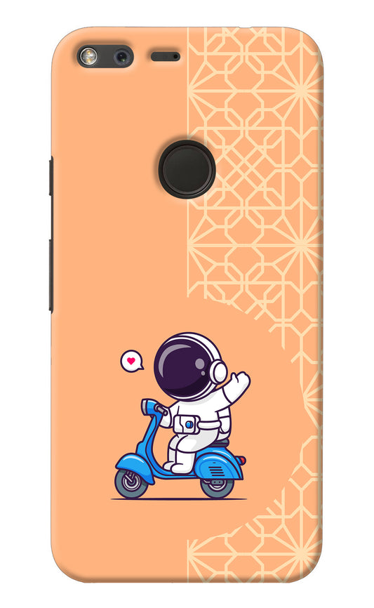 Cute Astronaut Riding Google Pixel XL Back Cover