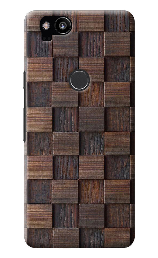 Wooden Cube Design Google Pixel 2 Back Cover