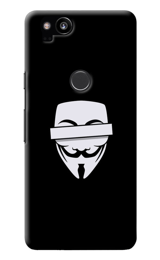 Anonymous Face Google Pixel 2 Back Cover