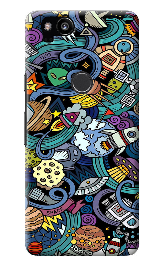 Space Abstract Google Pixel 2 Back Cover