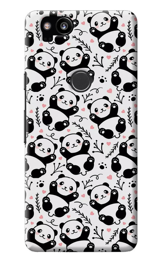 Cute Panda Google Pixel 2 Back Cover