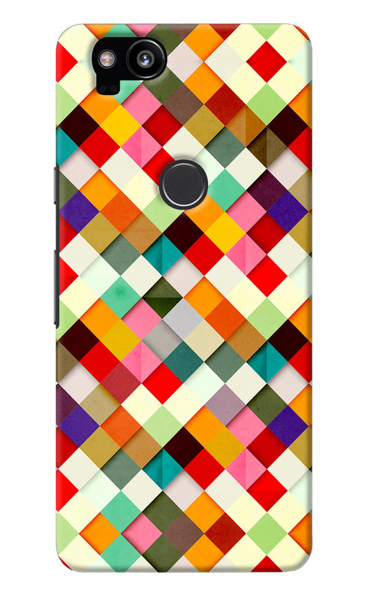 Geometric Abstract Colorful Google Pixel 2 Back Cover