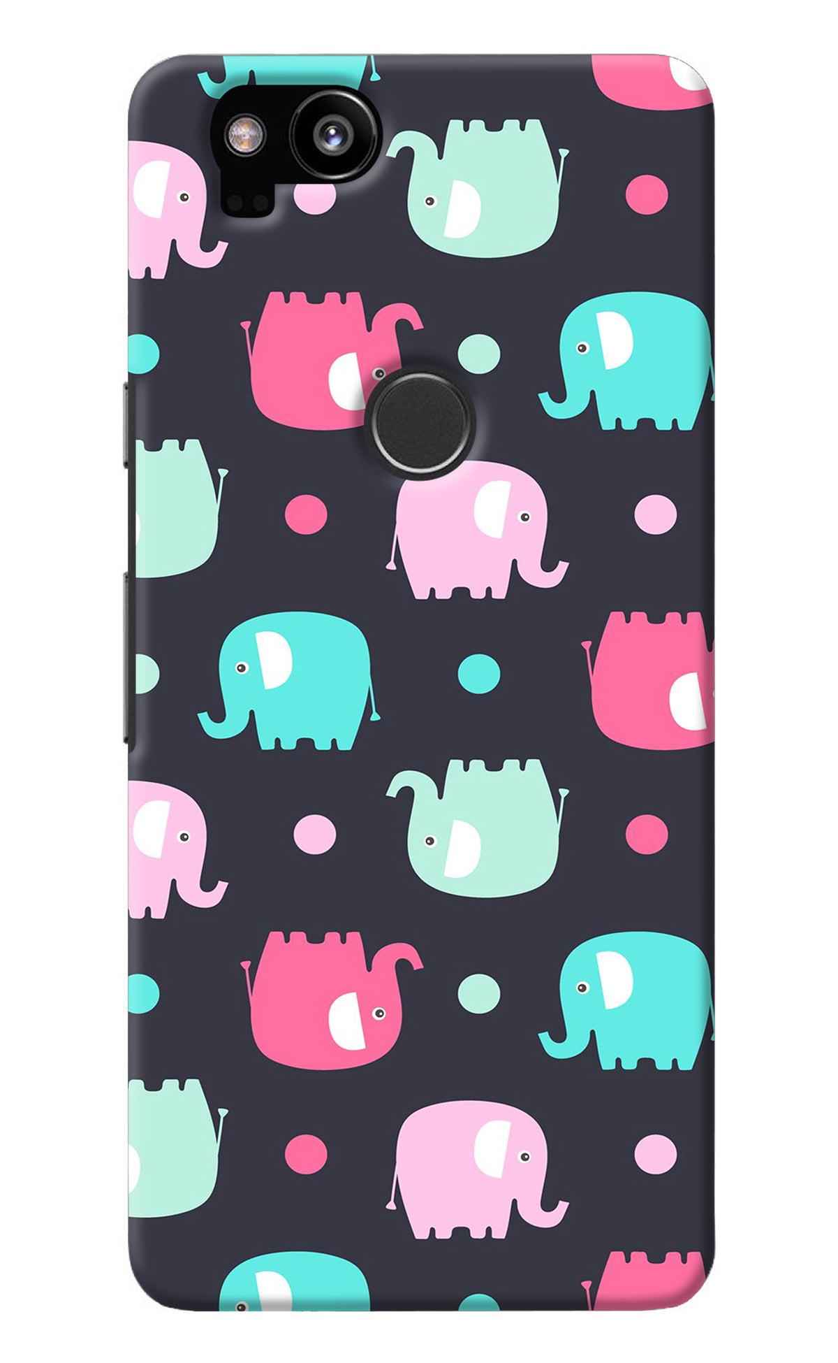 Elephants Google Pixel 2 Back Cover