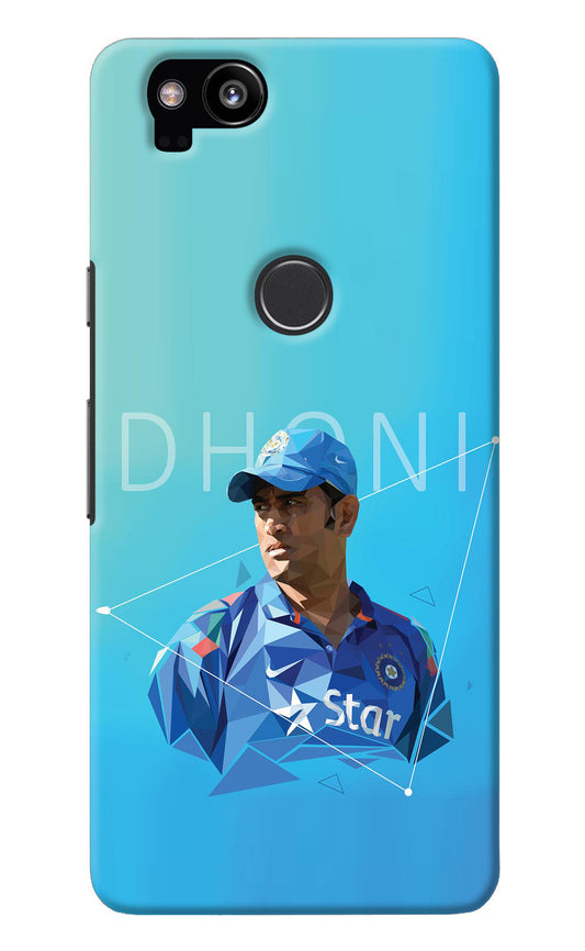 Dhoni Artwork Google Pixel 2 Back Cover