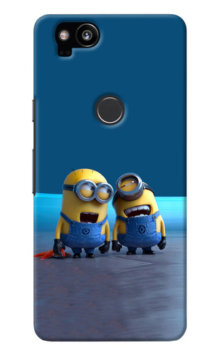 Minion Laughing Google Pixel 2 Back Cover