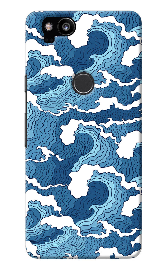 Blue Waves Google Pixel 2 Back Cover