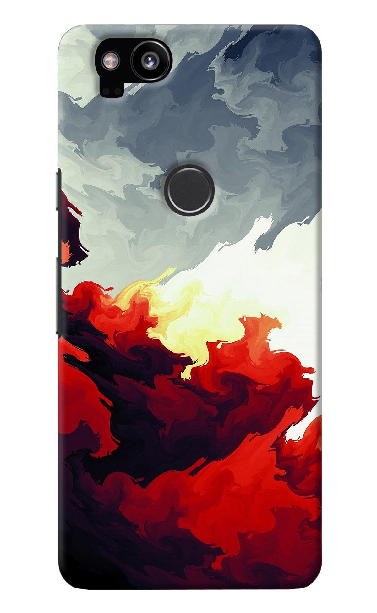 Fire Cloud Google Pixel 2 Back Cover