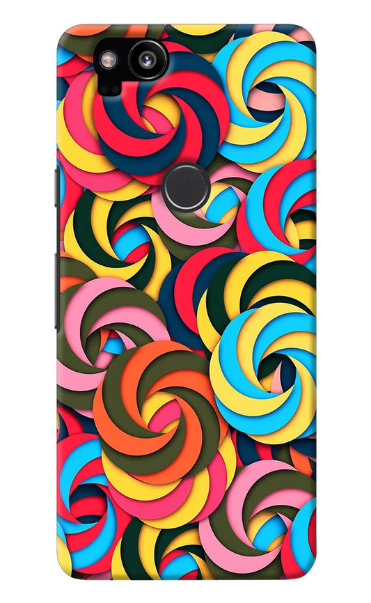 Spiral Pattern Google Pixel 2 Back Cover