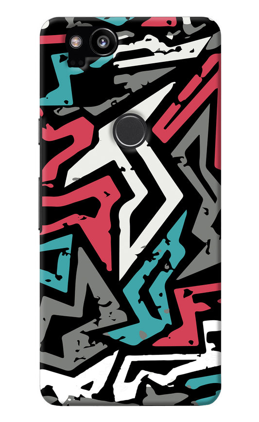 Geometric Graffiti Google Pixel 2 Back Cover