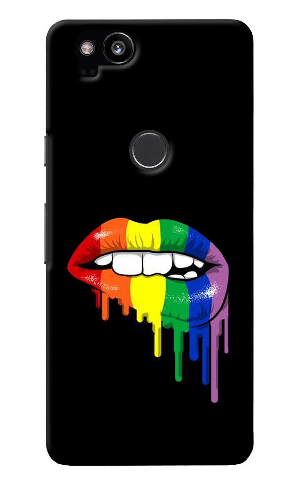 Lips Biting Google Pixel 2 Back Cover