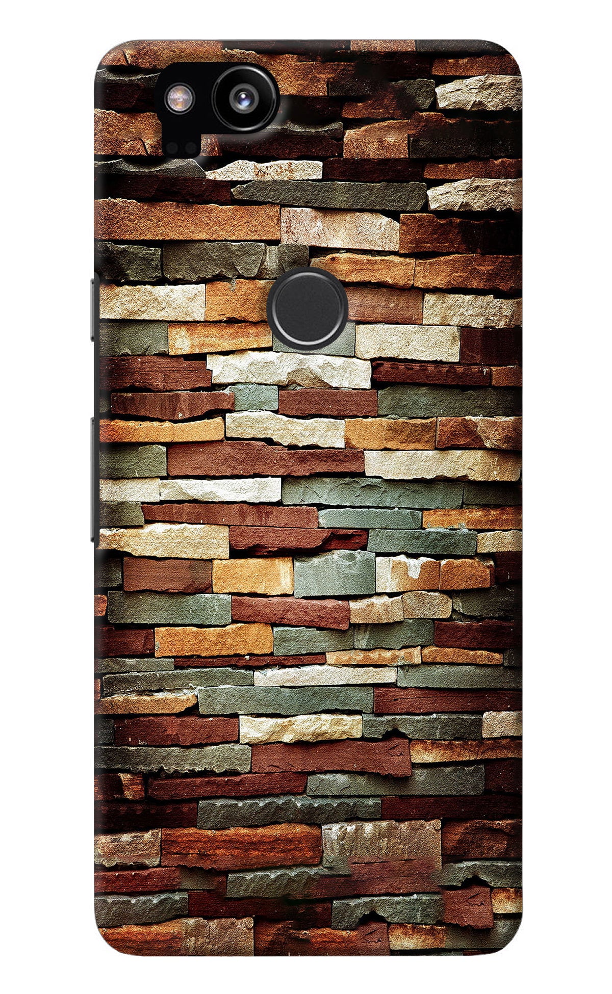 Bricks Pattern Google Pixel 2 Back Cover