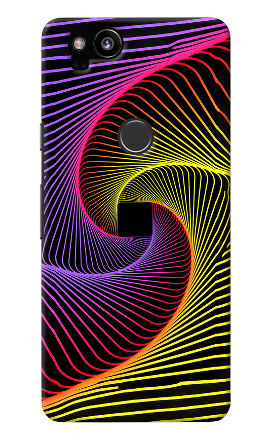 Colorful Strings Google Pixel 2 Back Cover