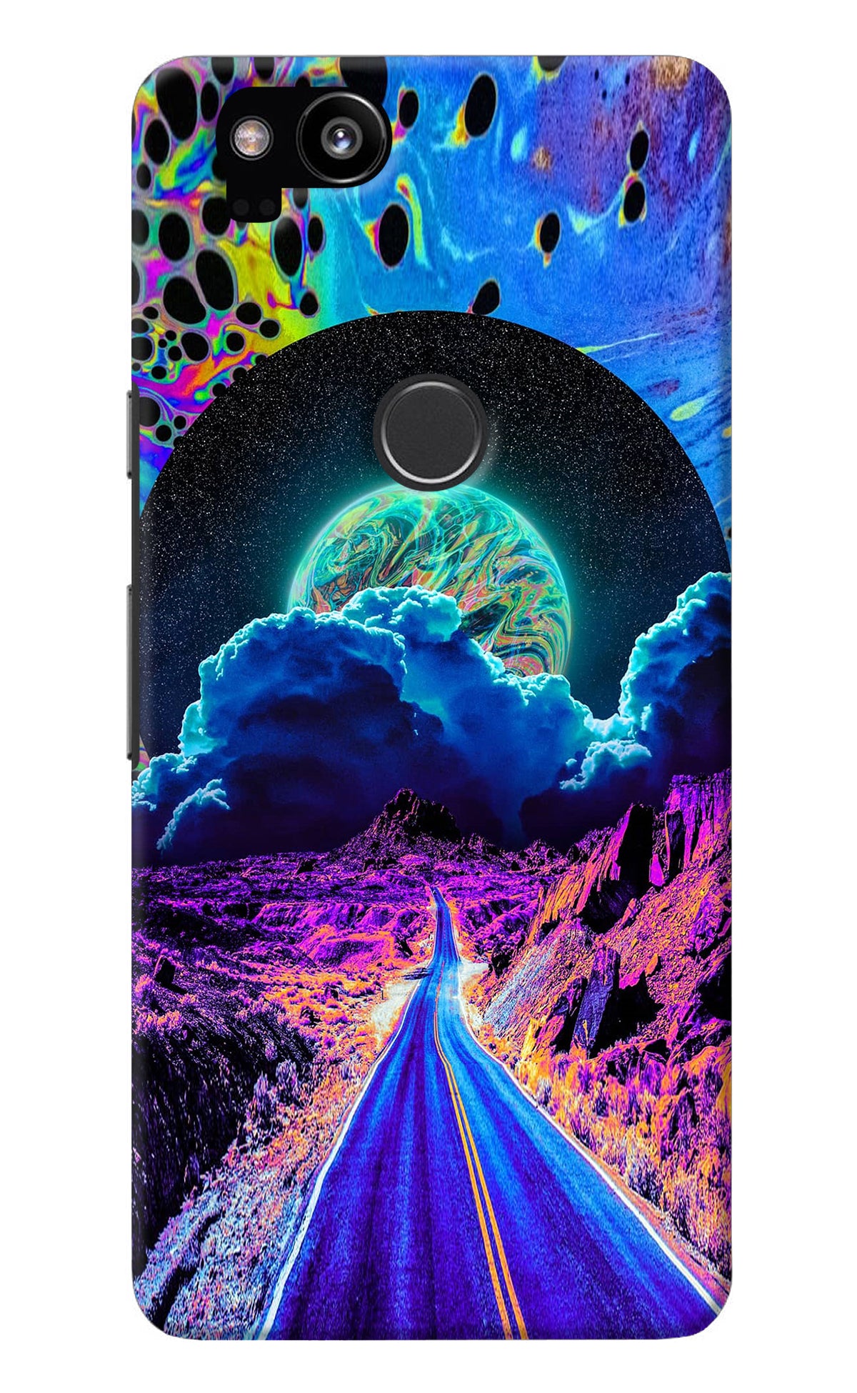 Psychedelic Painting Google Pixel 2 Back Cover