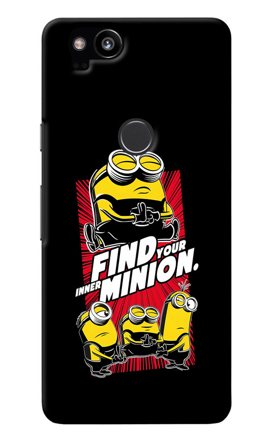 Find your inner Minion Google Pixel 2 Back Cover