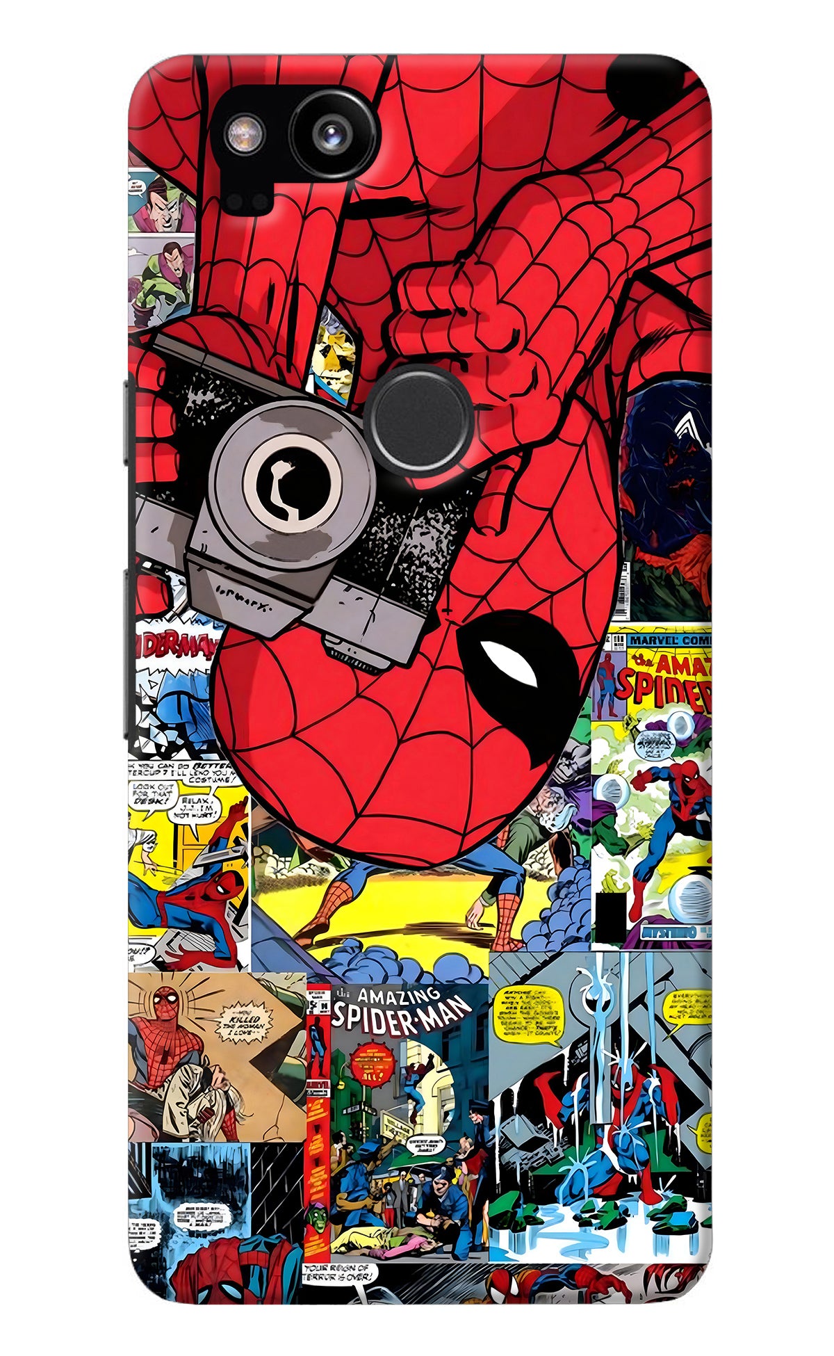 Spider Man Google Pixel 2 Back Cover