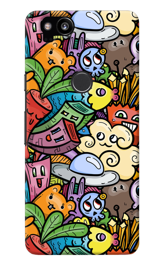 Veggie Doodle Google Pixel 2 Back Cover