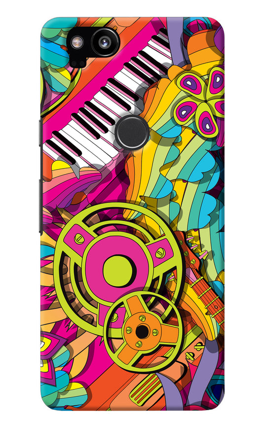 Music Doodle Google Pixel 2 Back Cover