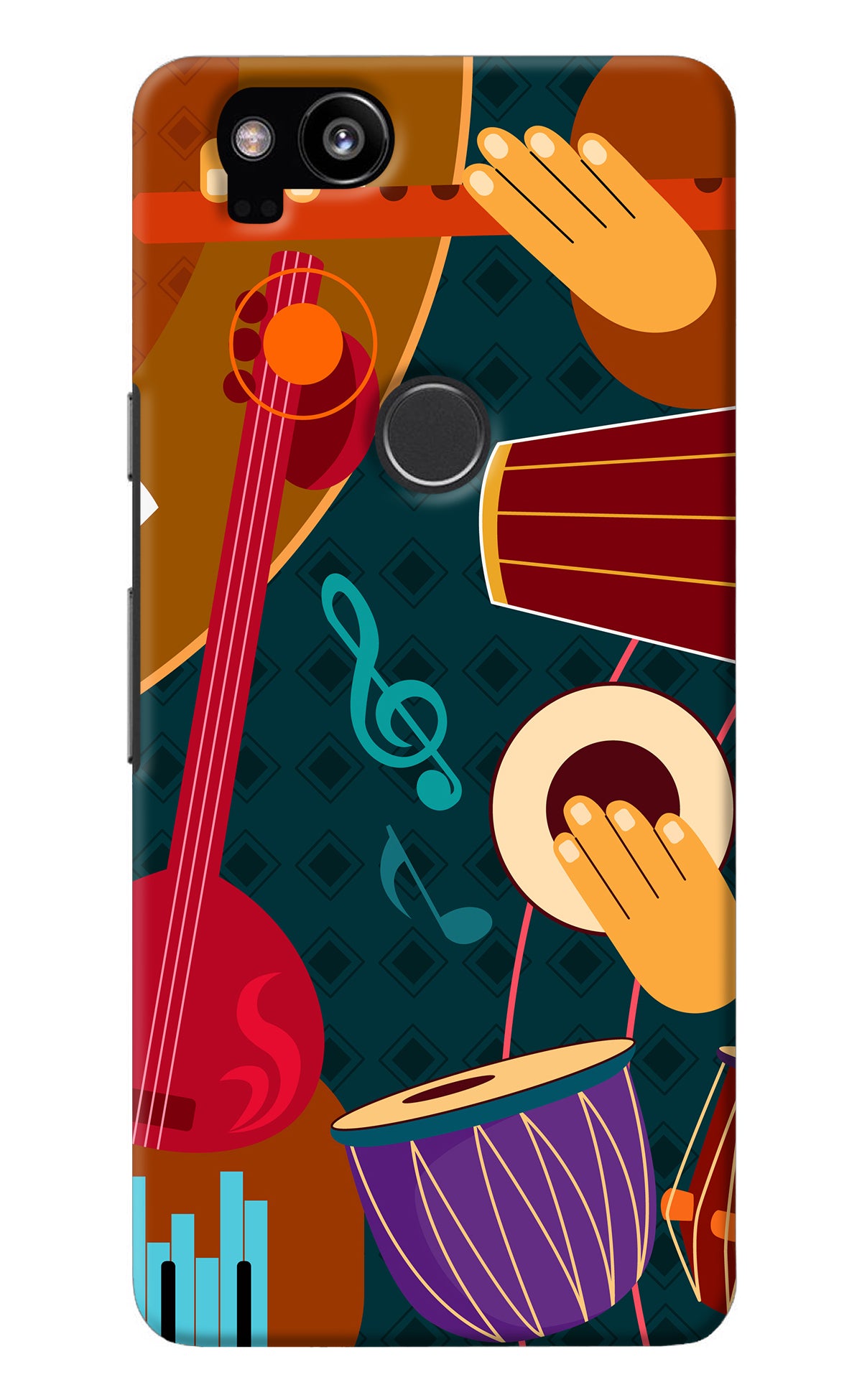 Music Instrument Google Pixel 2 Back Cover