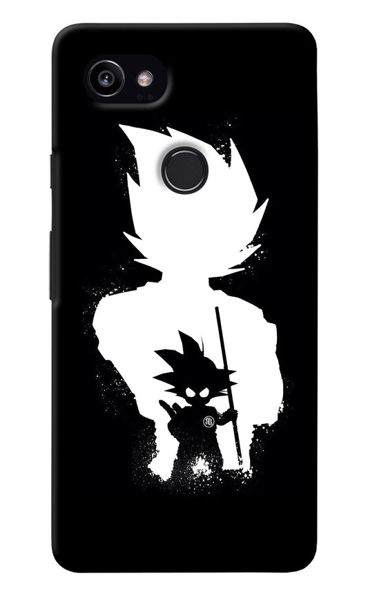Goku Shadow Google Pixel 2 XL Back Cover